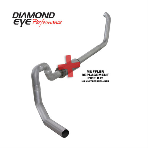 DIAMOND EYE 4" DUAL STAINLESS EXHAUST 99-03 FORD POWERSTROKE DIESEL NO MUFFLER DIAMOND EYE 4" DUAL STAINLESS EXHAUST 99-03 FORD POWERSTROKE DIESEL NO MUFFLER