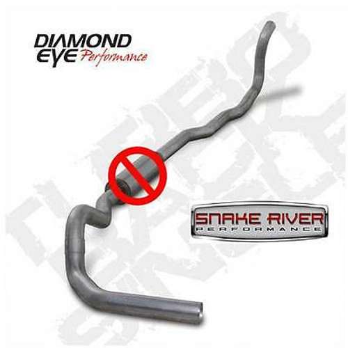DIAMOND EYE 4" EXHAUST FOR 89-93 DODGE CUMMINS NO MUFFLER 4X4 ONLY TURBO BACK DIAMOND EYE 4" EXHAUST FOR 89-93 DODGE CUMMINS NO MUFFLER 4X4 ONLY TURBO BACK