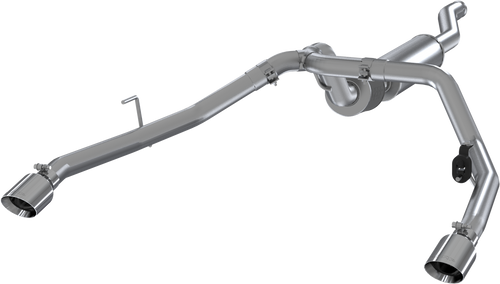 MBRP 2 1/2" DUAL CAT BACK FOR 2020 JEEP GLADIATOR 3.6L ALUMINIZED STEEL S5538AL MBRP 2 1/2" DUAL CAT BACK FOR 2020 JEEP GLADIATOR 3.6L ALUMINIZED STEEL S5538AL