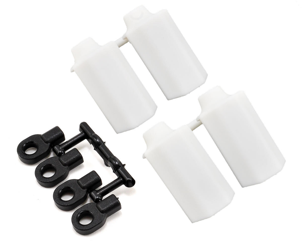 RPM Shock Shaft Guards (White) (4) (RPM80401) GS Hobby