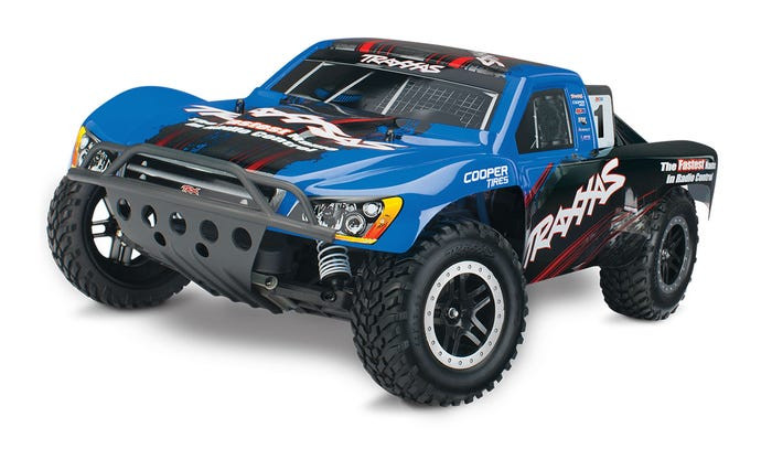 Traxxas Nitro Slash 3.3 1/10 2WD RTR SC Truck (Blue) w/TQ 2.4GHz