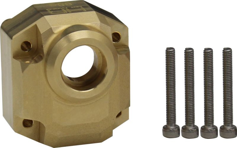 Hot Racing Brass 88g Currie F9 Portal Axle 3rd member UTB