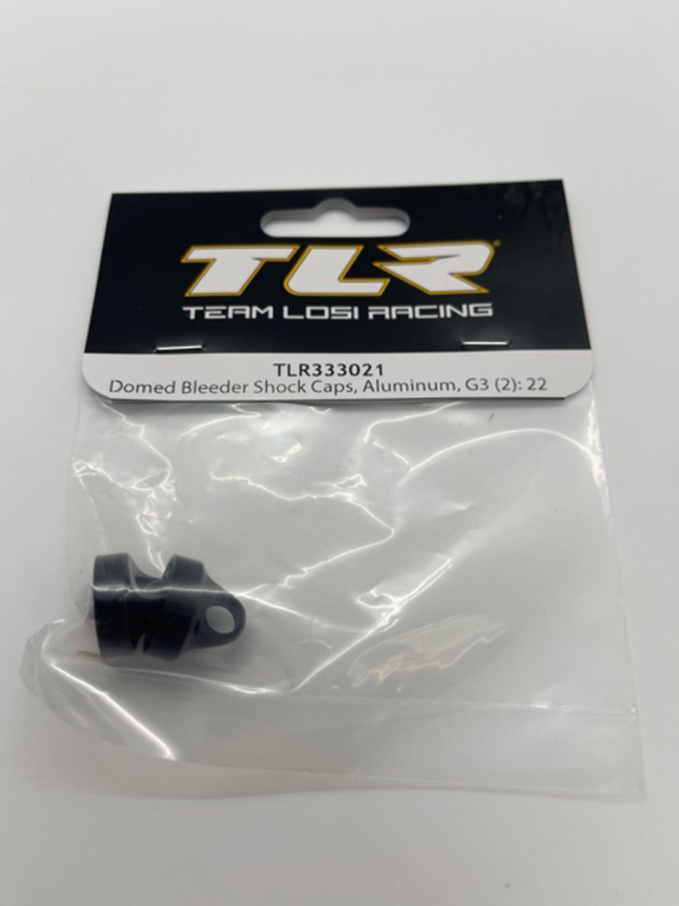 TEAM LOSI RACING Domed Bleeder Shock Caps, Aluminium, G3 – 2 Stück
