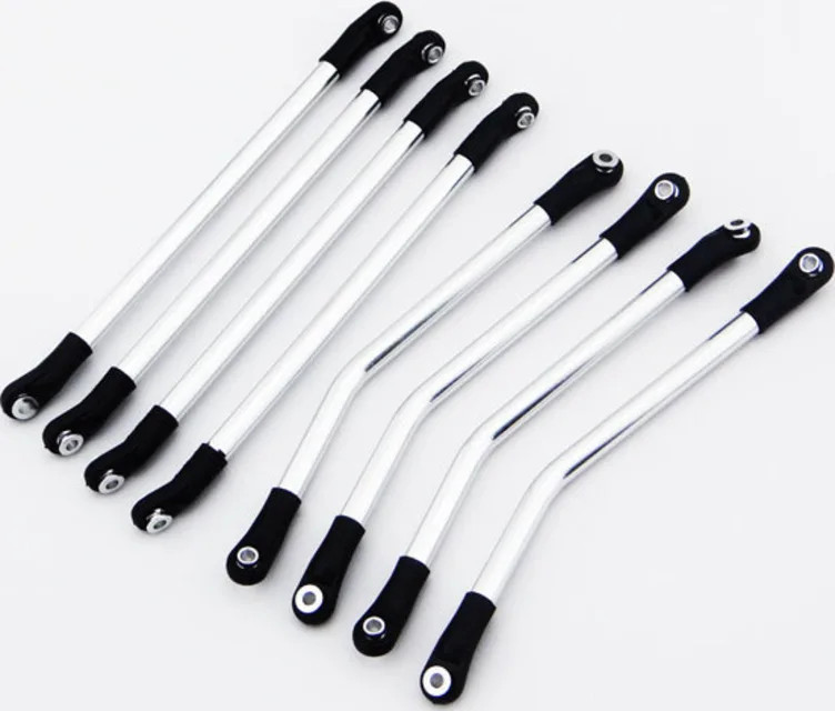 Hot Racing Axial Wraith Aluminum 4-Link Set (Silver