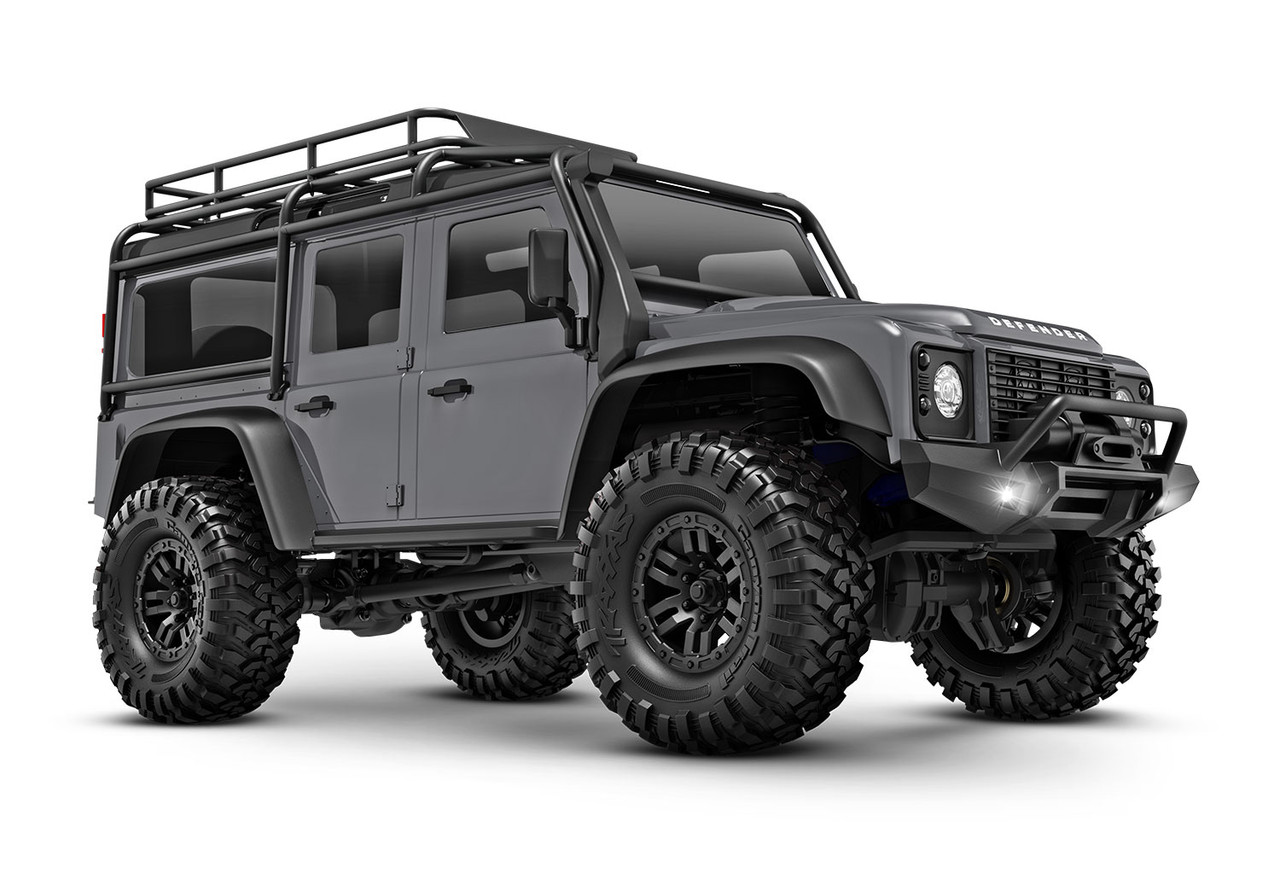 Traxxas TRX-4M 1/18 Scale Trail Rock Crawler w/Land Rover Defender Body (Silver) ECM TQ Radio (TRA97054-1-SLVR)