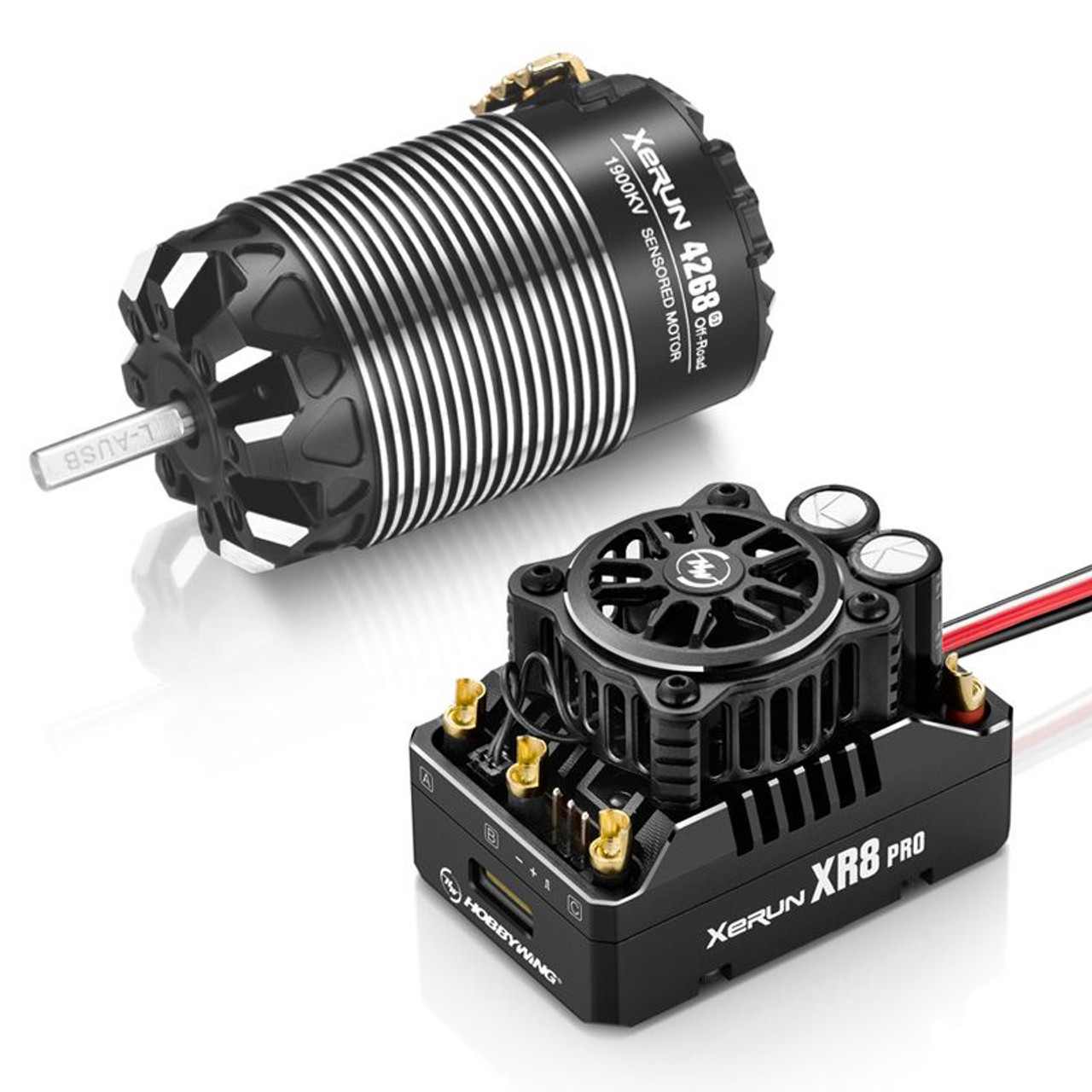 ホビーラジコン HOBBYWING XERUN XR8 Plus + 4268SD 1900KV Hobbywing Xerun XR8 Plus G3 Brushless ESC/4268SD G3 Motor