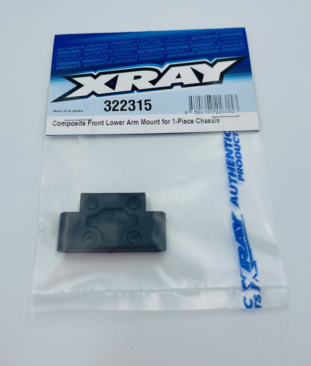 XRAY XB2 2024 Composite Front Lower Arm Mount (XRA322315) - GS Hobby