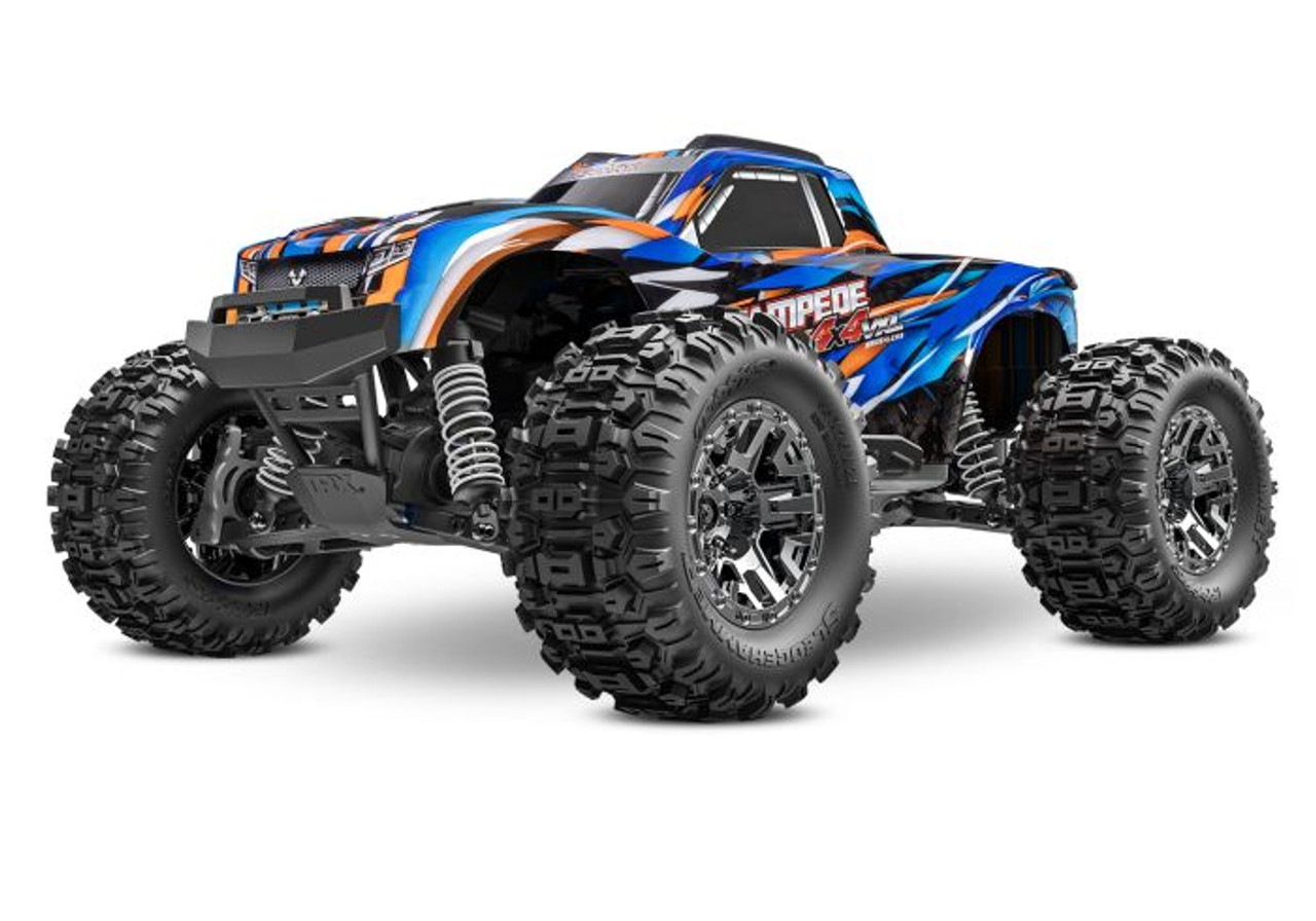 Traxxas Stampede 4x4 (HD) VXL Brushless 1/10 RTR Monster Truck (Orange)  w/TSM & TQi Radio (TRA90376-4-ORNG)