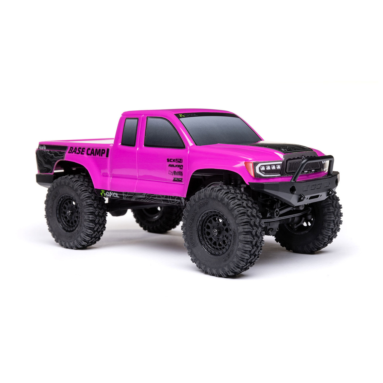 Axial SCX24 Base Camp 1/24 4WD RTR Scale Mini Crawler (Pink) w/2.4