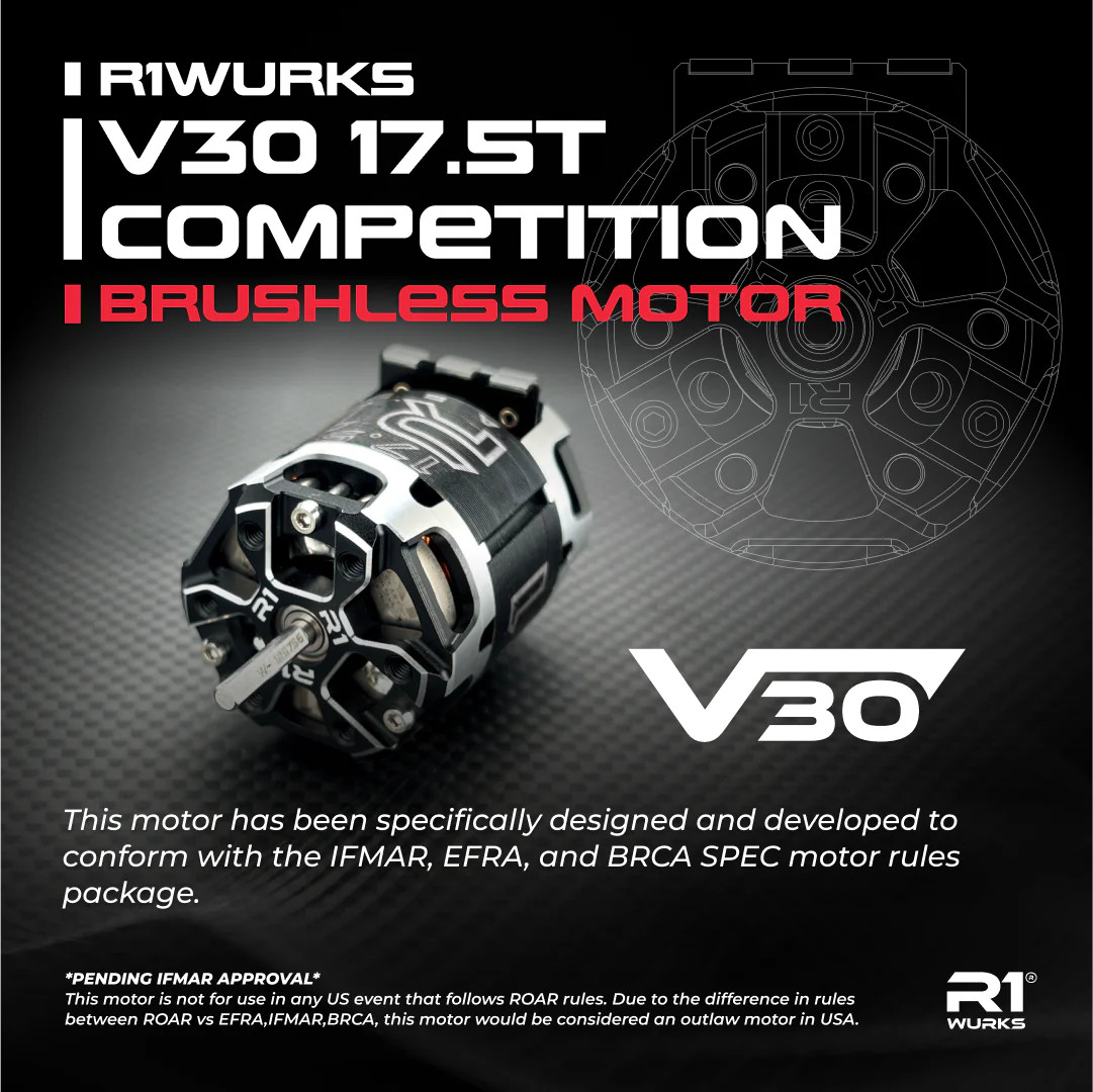 R1WURKS V30 17.5T (2025 ROAR Approved) (020182) - GS Hobby