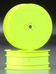 Pro-Line 10mm Hex Velocity 2.2" Front Wheels (2) (TLR 22) (Yellow) (PRO2734-02)