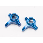 Traxxas Aluminum Steering Block Set (Blue) (2) (TRA6837X)
