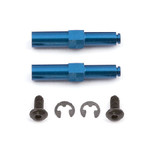 Team Associated Aluminum Front Axle (Blue) (B4) (ASC1585)