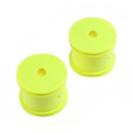 Team Losi Racing 2.2" 1/10 Stadium Truck Wheels (2) (TLR 22T) (Yellow) TLR7002