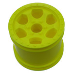 DE Racing "Trinidad" 2.2" 1/10 Stadium Truck Wheels (Yellow) (2) (DEST210R) w/14mm Hex (DER-ST-DY)