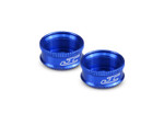 JConcepts Fin Aluminum VCS Shock Bottom Cap (Blue) (2) (JCO2492-1)