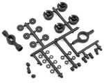 This is a replacement Yokomo X33 Shock Plastic Parts Set. This package includes parts for four shocks, and includes shock tools.