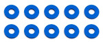 Team Associated 7.8x1.0mm Aluminum Bulkhead Ball Stud Washer (Blue) (10) (ASC31385)