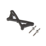 Team Losi Racing 22 5.0 Carbon Fiber Front Tower w/Titanium Standoffs (TLR334054)