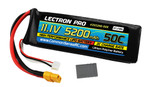 Common Sense Lectron Pro 11.1V 5200mAh 50C Lipo Battery with XT60 Connector + CSRC adapter for XT60 batteries to Traxxas (CSD3S5200-50X)