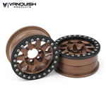 Vanquish Products Method 101 V2 1.9 Beadlock Crawler Wheels (Bronze/Black) (2) (VPS07762)