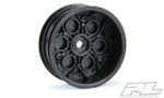 Pro-Line Showtime 2.2" Sprint Car Front Sprint Wheels (Black) w/12mm Hex (PRO2782-03)