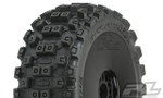 Pro-Line Badlands MX Pre-Mounted 1/8 Buggy Tires w/Velocity V2 Wheels (2) (Black) (PRO9067-41)