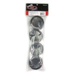 DE Racing "Speedline PLUS" Short Course Wheels (Black) (4) (SC6) w/12mm Hex (DER-PS4-AB)