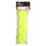 DE Racing Speedline PLUS Short Course Wheels (Yellow) (4) (22SCT/TEN-SCTE/SCT410) w/12mm Hex (DER-PS4-LY)