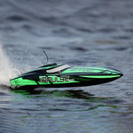 Pro Boat Impulse 32" Deep-V RTR Brushless Boat (Black/Green) w/SMART & 2.4GHz Radio (PRB08037T1)