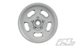 Pro-Line 2WD Slot Mag Drag Spec 2.2" Front Drag Racing Wheels (2) (Stone Grey) w/12mm Hex (PRO2792-05)