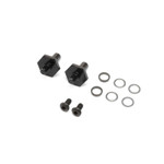 Team Losi Racing 22 5.0 Aluminum Front Axle Set (Black) (TLR232136)