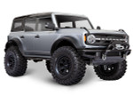 Traxxas TRX-4 1/10 Trail Crawler Truck w/2021 Ford Bronco Body (Iconic Silver) & TQi 2.4GHz Radio (TRA92076-4-SLVR)