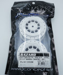 JConcepts 12mm Hex Hazard Short Course Wheels (White) (2) (TEN-SCTE) (JCO3352W)