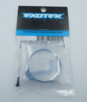 Exotek 1/8 V2 E-Buggy Clamp On Fan Mount (Blue) (EXO1914BLU)