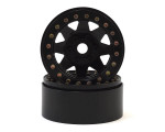 SSD RC 1.9” Steel 8 Spoke Beadlock Wheels (Black) (2) (SSD00254)