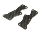 Team Losi Racing 8IGHT-X Front Arm Inserts (Carbon) (TLR344037)