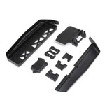 Team Losi Racing 8IGHT-XE 2.0 Battery Tray, Center Diff & Servo Mount (TLR241071)