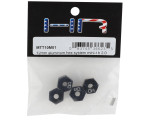 Hot Racing Mini-T 2.0/Mini-B 12mm Aluminum Hex Set (Black) (4) (HRAMTT10M01)