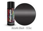 Traxxas ProGraphix "Metallic Black" Custom R/C Lexan Spray Paint (13.5oz) (TRA5075X)