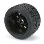 Pro-Line 1/8 Menace HP Belted 3.8" Pre-Mounted Truck Tires (2) (Black) (S3) w/Raid Wheels (PRO10206-10)