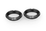 JConcepts Fin Aluminum 13mm Shock Collar (Black) (2) (JCO2702-2)