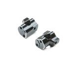 Losi Mini-T 2.0 Aluminum Caster Block (Black) (LOS311003)