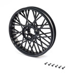 Losi Promoto-MX Front Wheel Set (Black) (LOS46000)