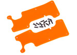 Traxxas Sledge Rear Left/Right Suspension Arm Covers (Orange) (TRA9634T)
