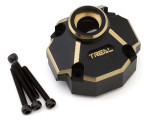 Treal Hobby Axial Capra Brass Differential Cover (Black) (98g) (TLHTCAPRA-08)