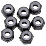 1UP Racing 3mm Aluminum Locknuts (Black) (8) (1UP870002)