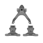 Team Associated RC10B7.1 Factory Team Carbon Top Plate & Ballstud Mount Set (ASC92587)