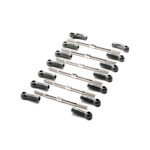 Team Losi Racing 22X-T HD Titanium Turnbuckles & Rod Ends Set (TLR-1247)