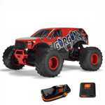 Arrma GORGON 4X2 MEGA 550 Brushed 1/10 Monster Truck RTR (Red) w/SLT2 2.4GHz Radio, Battery & Charger (ARA3230ST2)